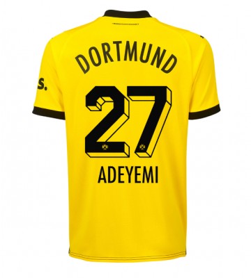 Borussia Dortmund Karim Adeyemi #27 Hjemmebanetrøje 2023-24 Kort ærmer